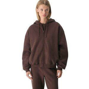 Aritzia Cozy Sweatfleece Mega Zip Hoodie